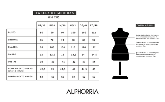 Calça Cropped Straight - The Boutique Alphorria