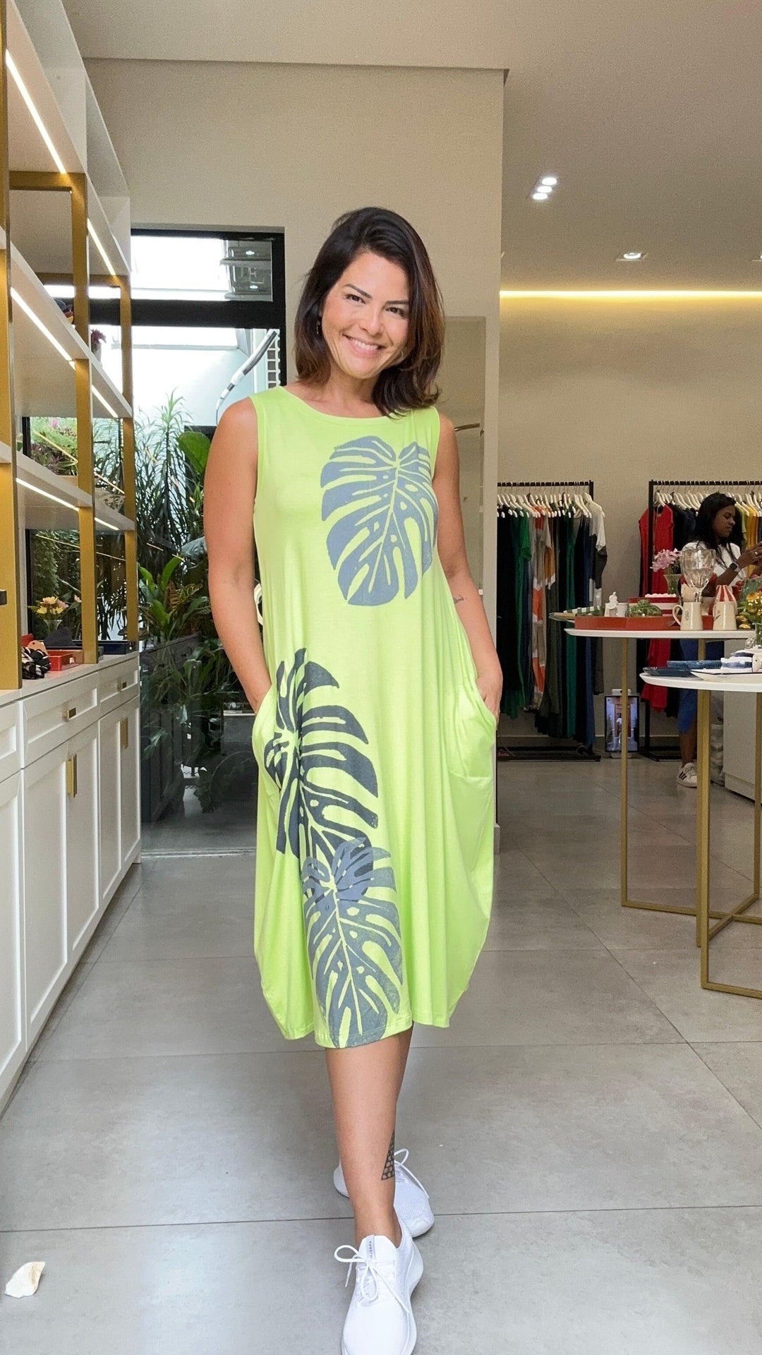 Vestido Street Costela de Adão Verde - The Boutique The Boutique