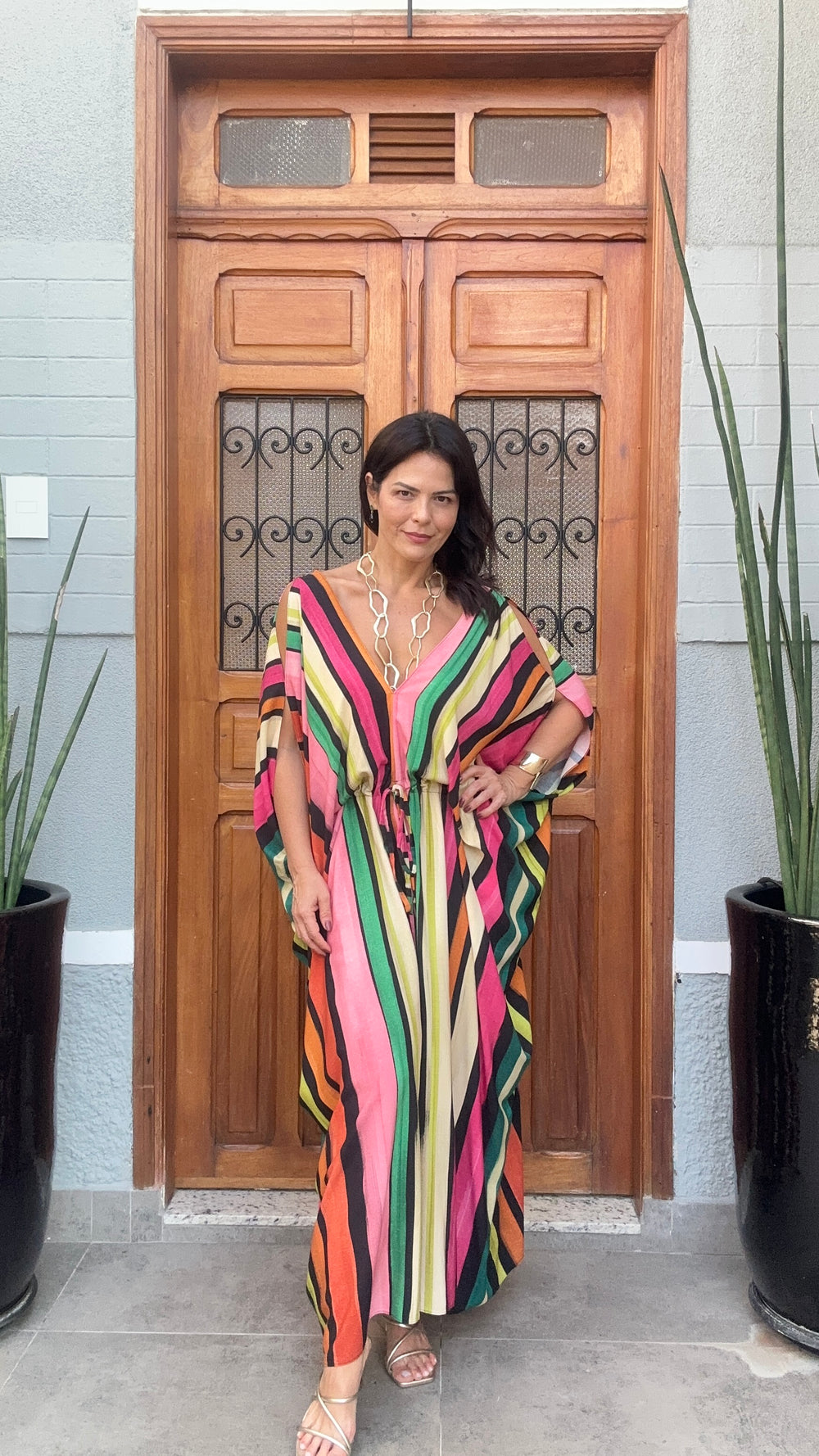 Kaftan Color Stripes Ezildinha