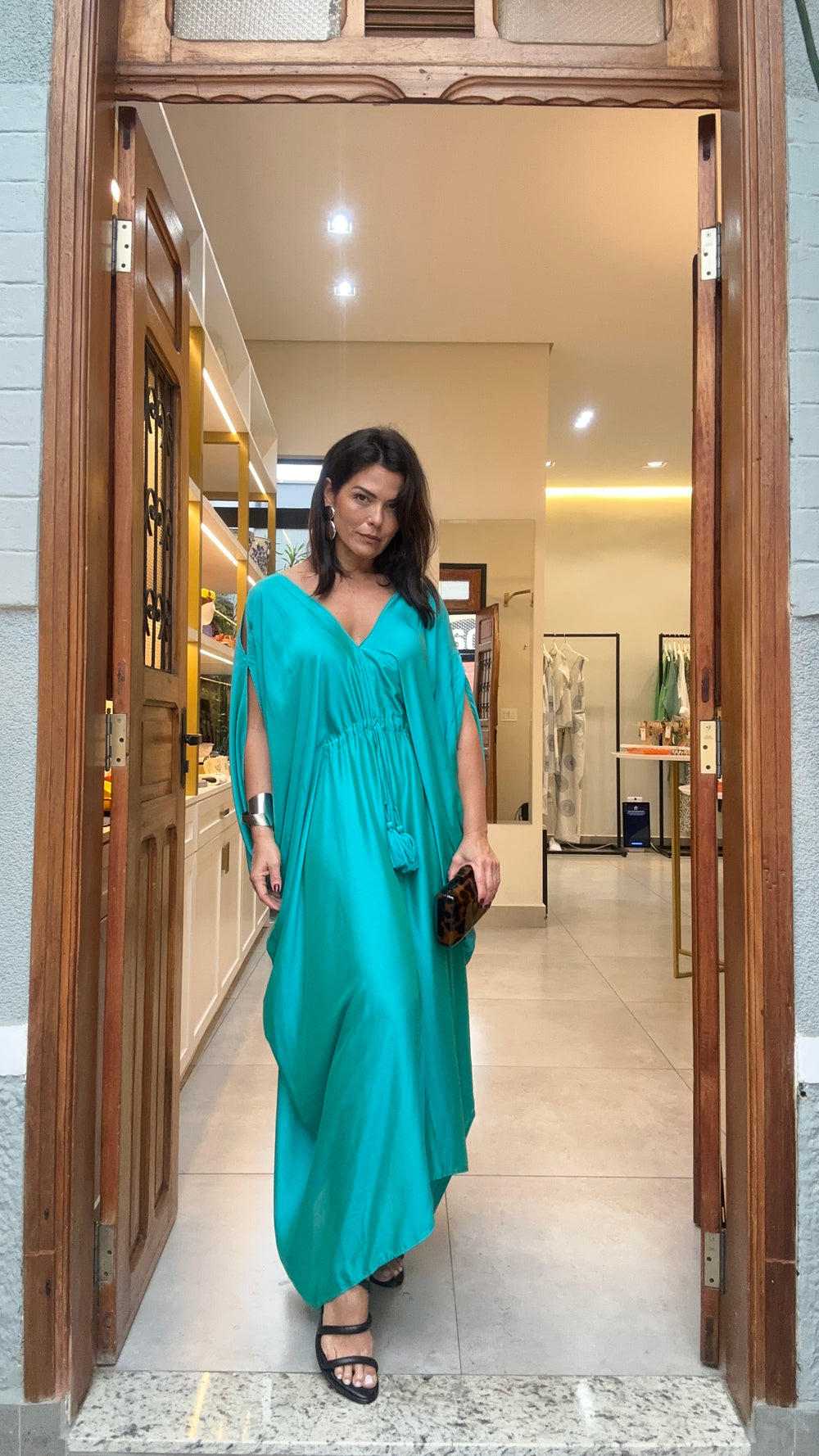 Kaftan Sardenha Verde Ezildinha