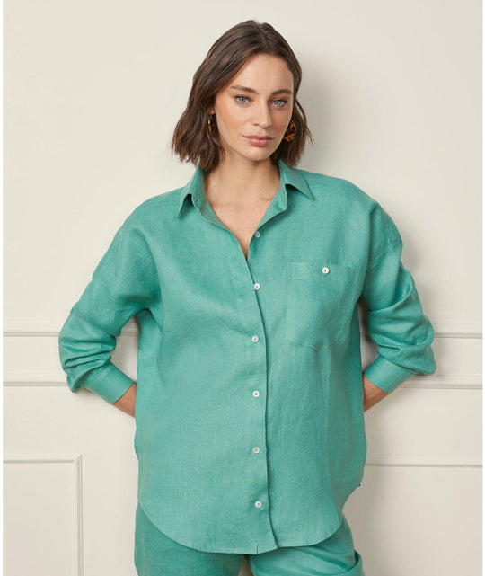 Camisa Glaucia Verde Claro SouqSouqThe Boutique