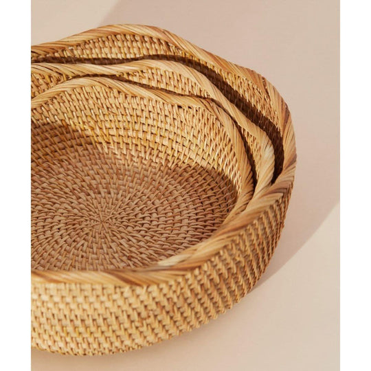 Cesta de Rattan Suki GSouqThe Boutique