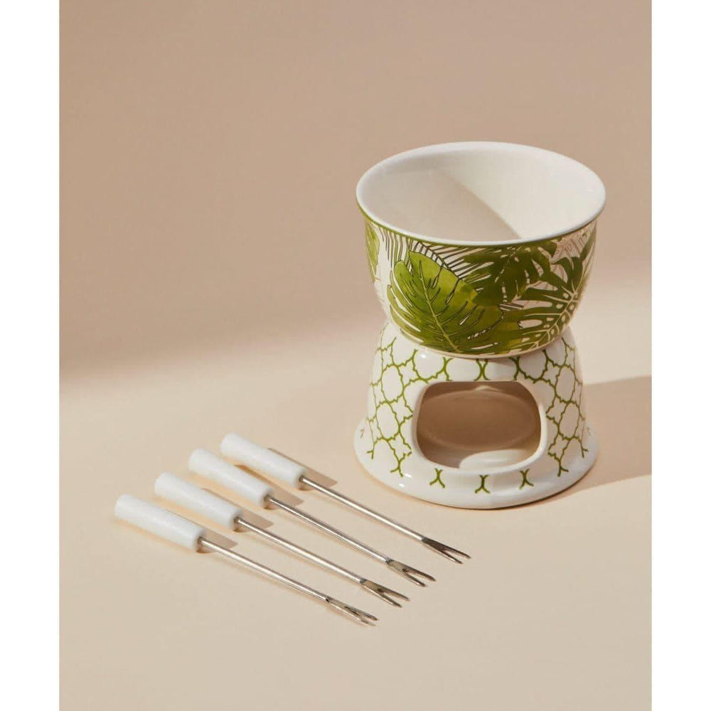 Kit De Fondue de Porcelana FloraSouqThe Boutique