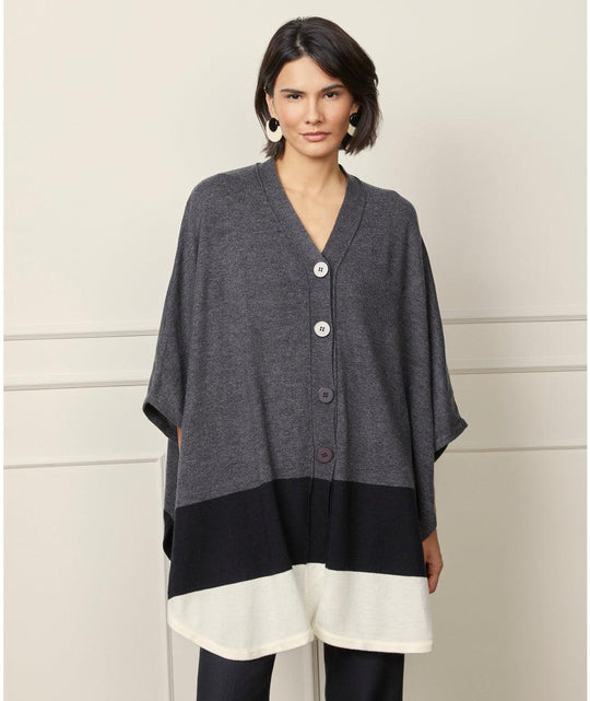 Poncho de Tricot Lisie SouqSouqThe Boutique