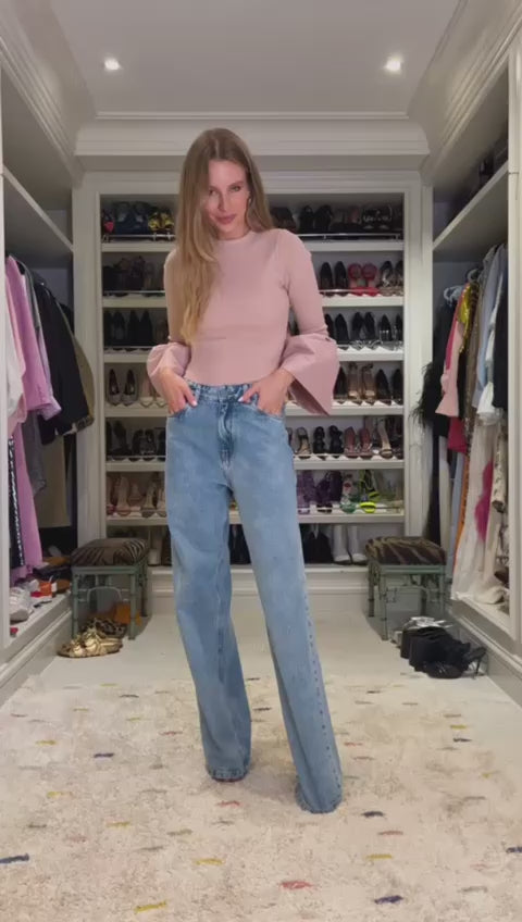Calça Jeans Reta
