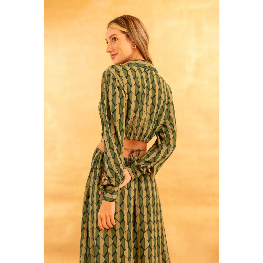 Vestido Anni Pucci Green Pine - The Boutique Totem