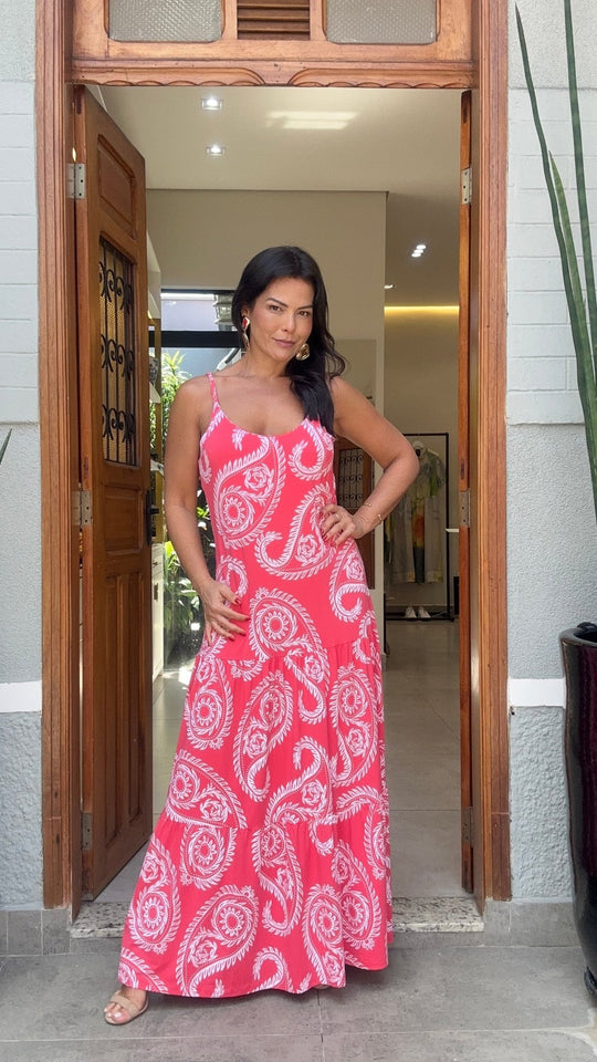 Vestido Catania Vermelho Ave CésarAve CesarThe Boutique