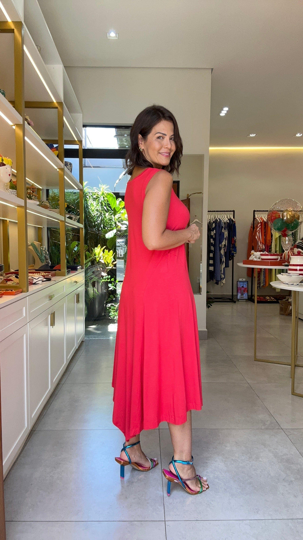 Vestido Godê Vermelho - The Boutique The Boutique