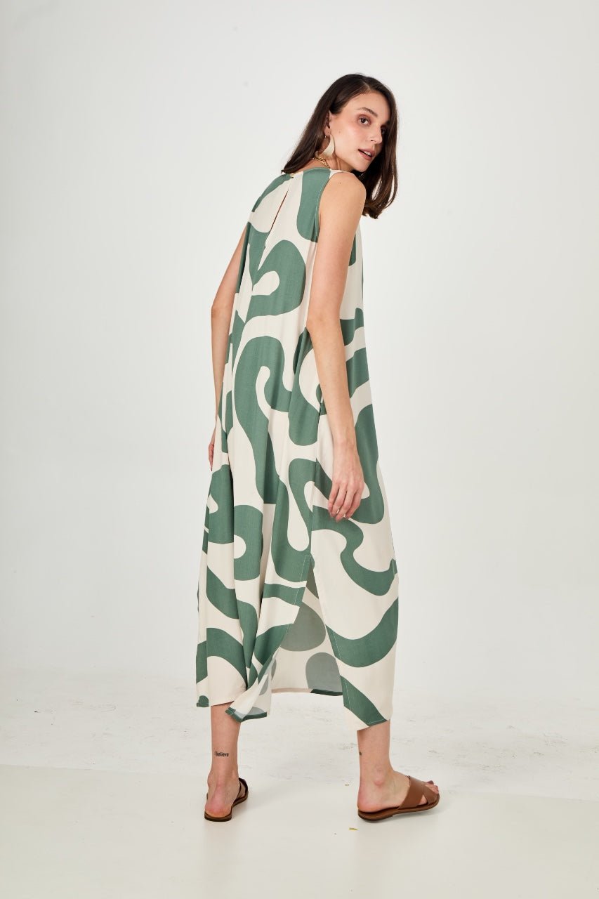 Vestido Waves Green EzildinhaEzildinhaThe Boutique