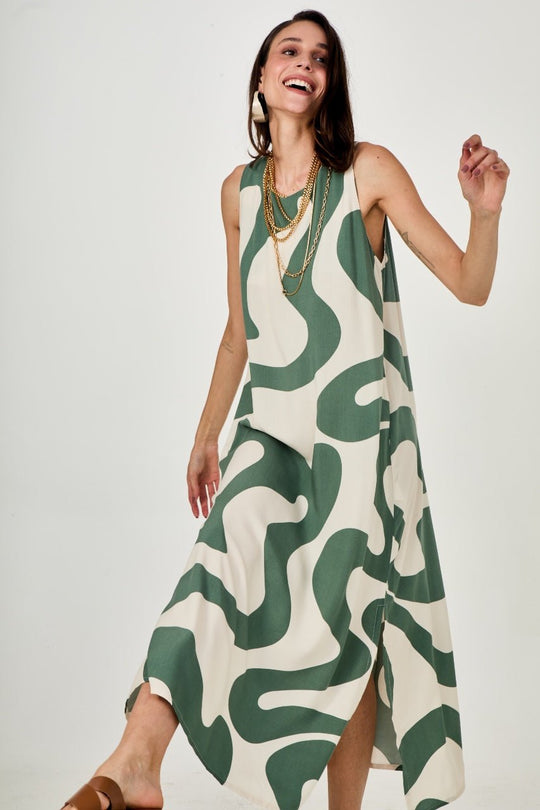 Vestido Waves Green EzildinhaEzildinhaThe Boutique