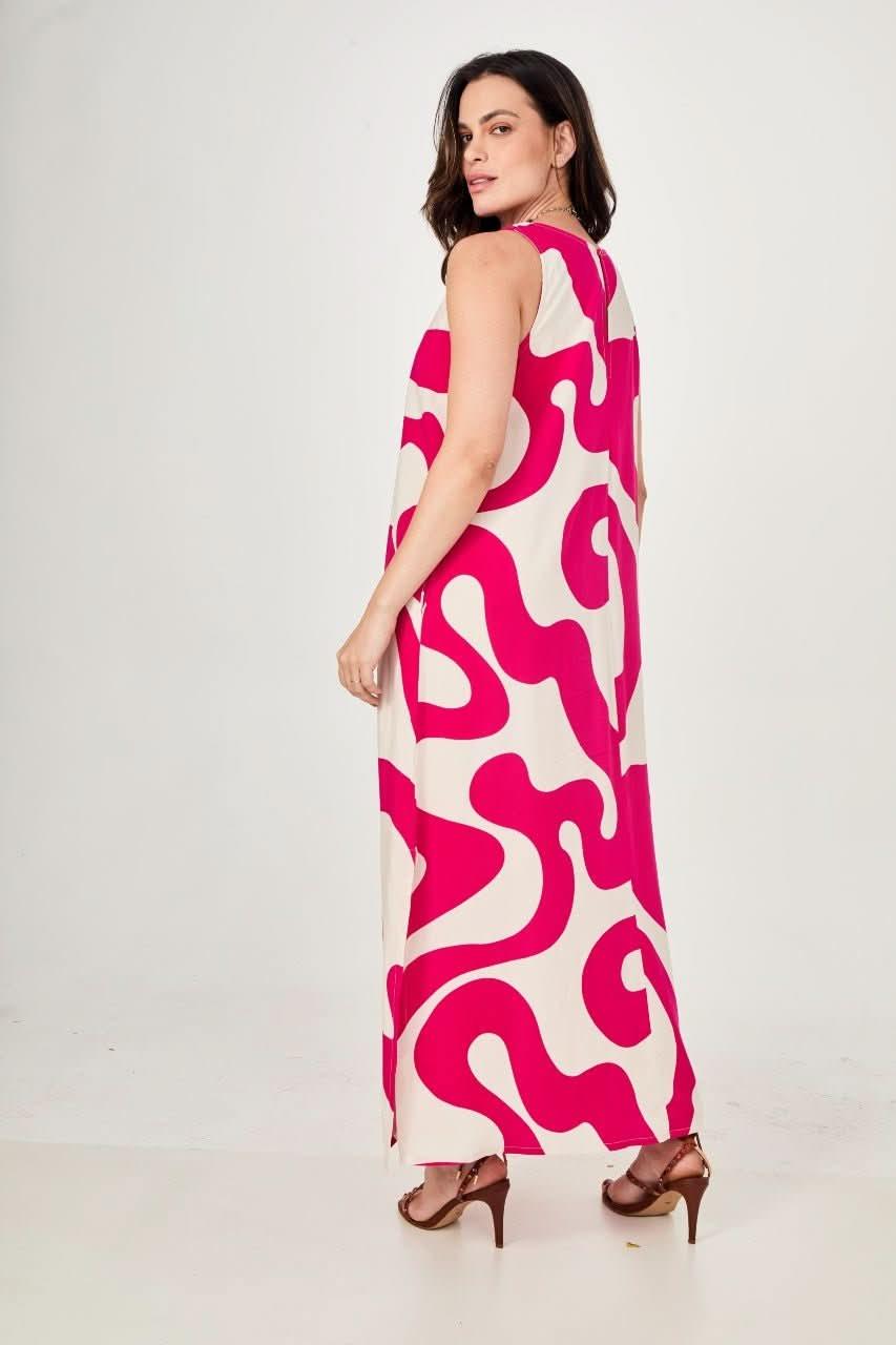 Vestido Waves Pink EzildinhaEzildinhaThe Boutique